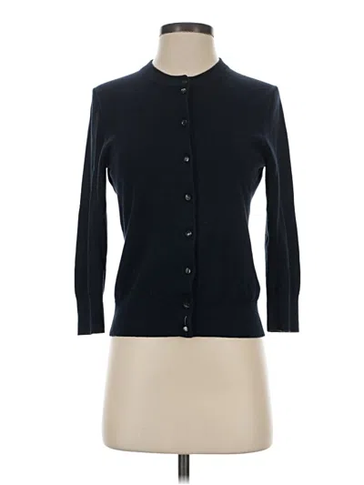 Pre-owned Jcrew Cardigan Sweater In Black