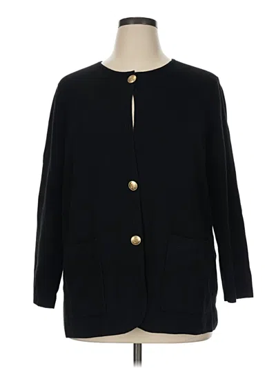 Pre-owned Jcrew Cardigan Sweater In Black