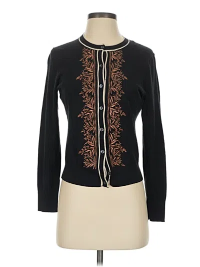 Pre-owned Jcrew Cardigan Sweater In Black