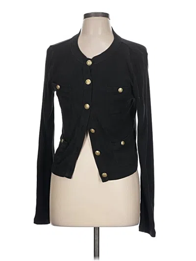 Pre-owned Jcrew Cardigan Sweater In Black