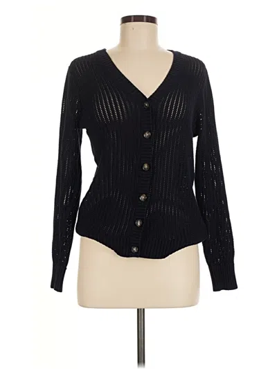 Pre-owned Jcrew Cardigan Sweater In Black