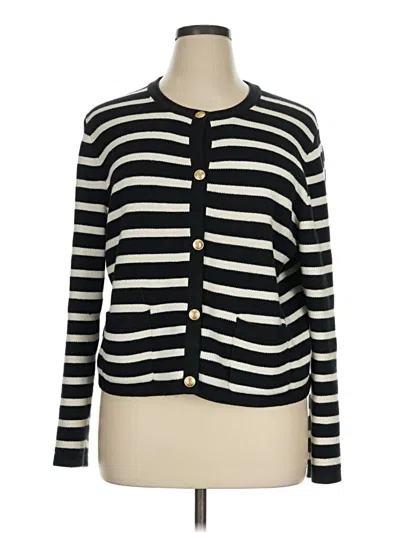 Pre-owned Jcrew Cardigan Sweater In Black