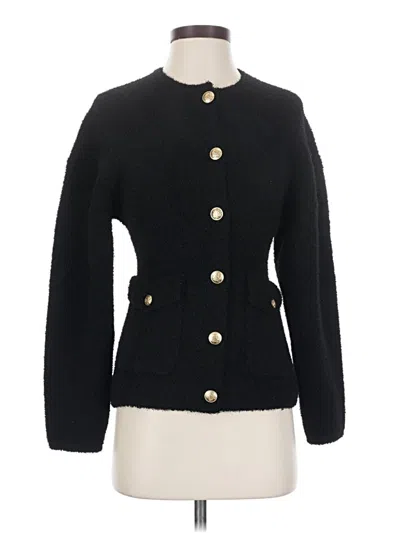 Jcrew Cardigan Sweater In Black