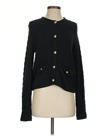 Pre-owned Jcrew Cardigan Sweater In Black