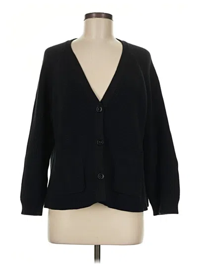 Pre-owned Jcrew Cardigan Sweater In Black