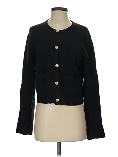 Pre-owned Jcrew Cardigan Sweater In Black