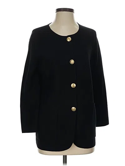 Pre-owned Jcrew Cardigan Sweater In Black
