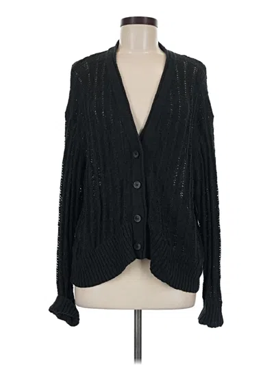 Pre-owned Jcrew Cardigan Sweater In Black