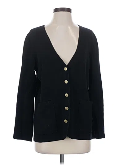 Pre-owned Jcrew Cardigan Sweater In Black