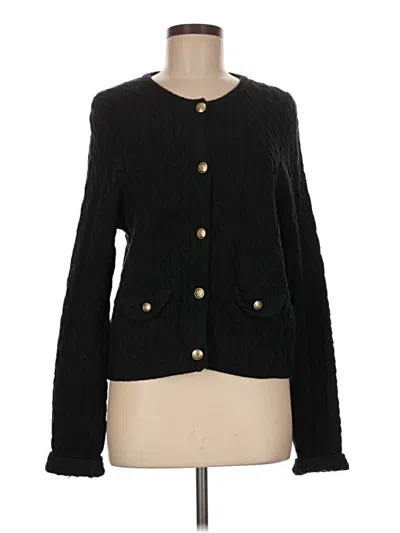 Pre-owned Jcrew Cardigan Sweater In Black