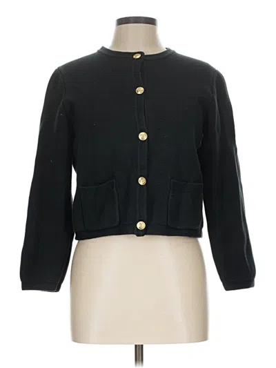 Pre-owned Jcrew Cardigan Sweater In Black