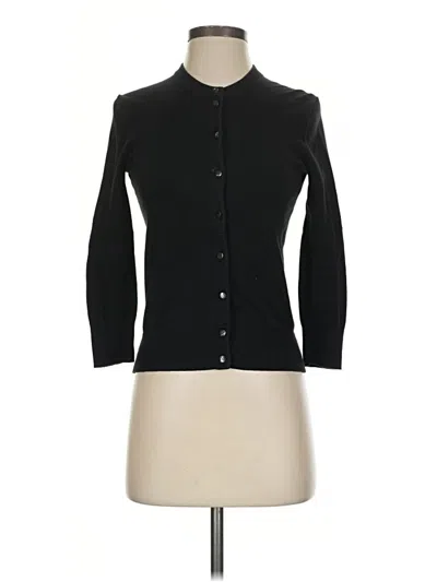 Pre-owned Jcrew Cardigan Sweater In Black