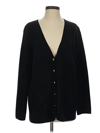 Pre-owned Jcrew Cardigan Sweater In Black