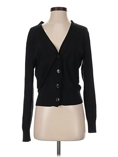 Pre-owned Jcrew Cardigan Sweater In Black
