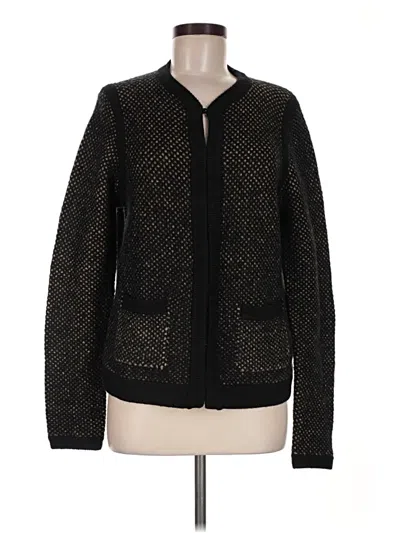 Pre-owned Jcrew Cardigan Sweater In Black