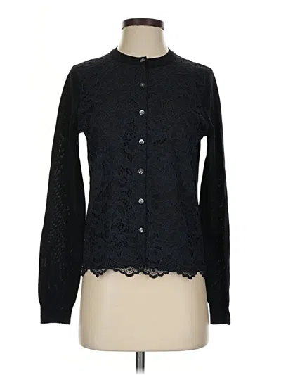 Pre-owned Jcrew Cardigan Sweater In Black