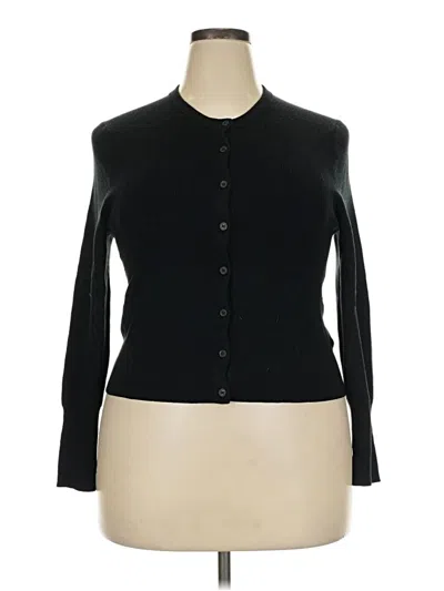 Pre-owned Jcrew Cardigan Sweater In Black