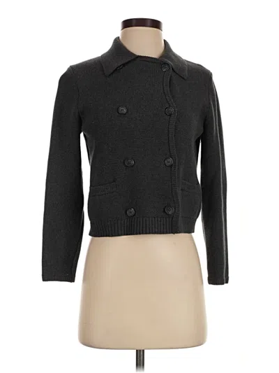 Pre-owned Jcrew Cardigan Sweater In Black
