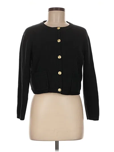 Pre-owned Jcrew Cardigan Sweater In Black
