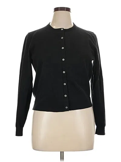 Pre-owned Jcrew Cardigan Sweater In Black