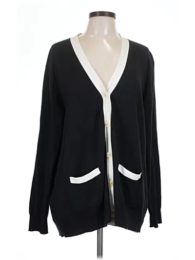 Pre-owned Jcrew Cardigan Sweater In Black