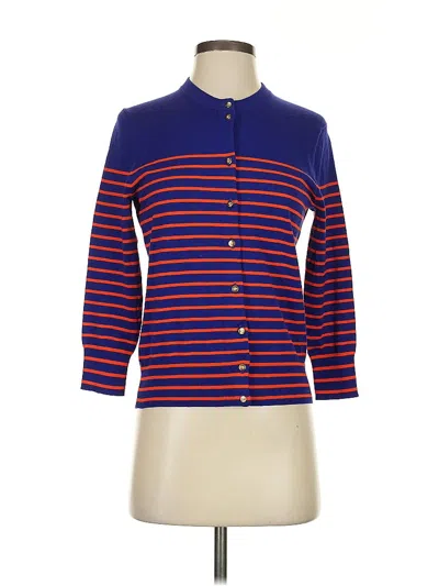 Pre-owned Jcrew Cardigan Sweater In Blue