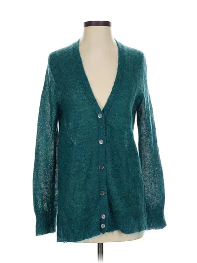 Pre-owned Jcrew Cardigan Sweater In Blue