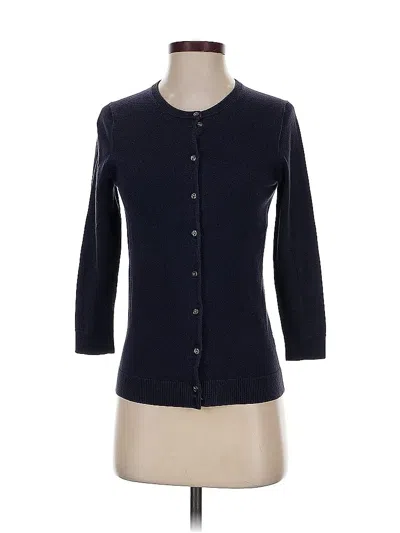 Pre-owned Jcrew Cardigan Sweater In Blue