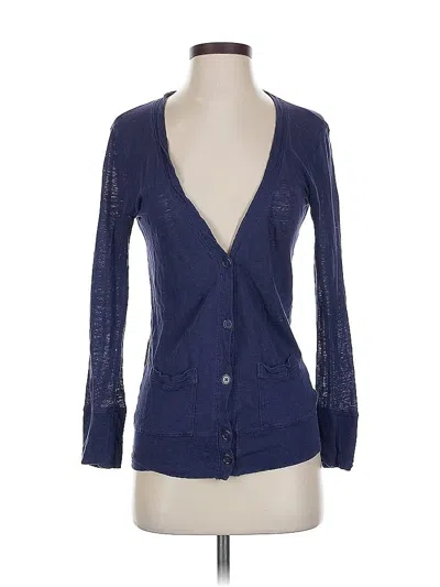 Pre-owned Jcrew Cardigan Sweater In Blue