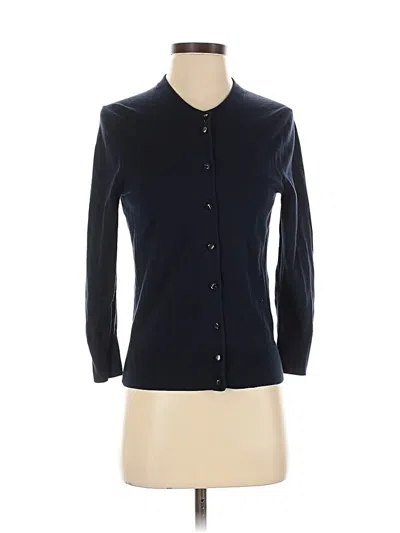 Pre-owned Jcrew Cardigan Sweater In Blue