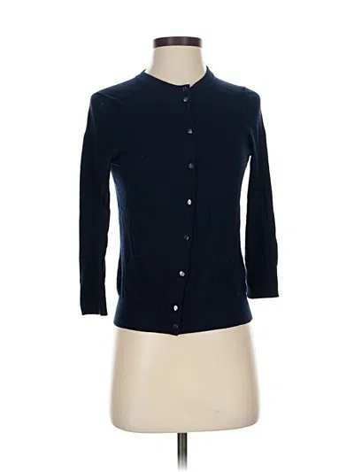Pre-owned Jcrew Cardigan Sweater In Blue