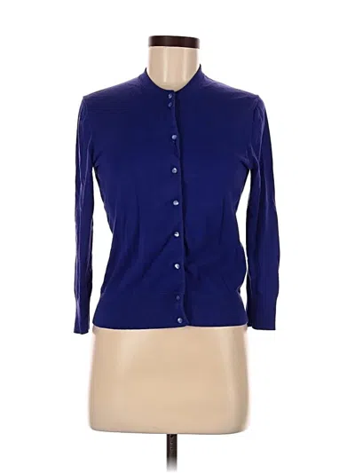 Pre-owned Jcrew Cardigan Sweater In Blue