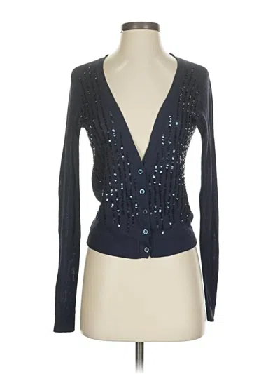 Pre-owned Jcrew Cardigan Sweater In Blue