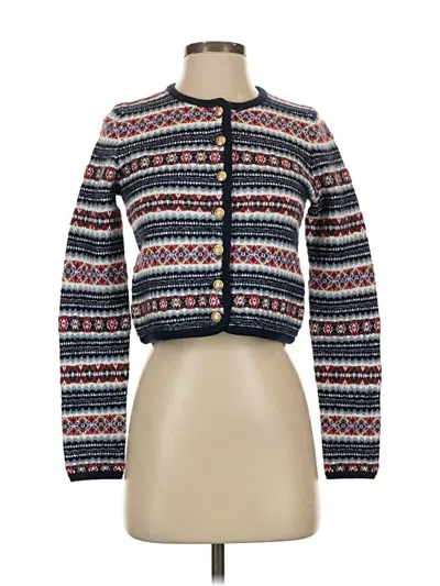 Pre-owned Jcrew Cardigan Sweater In Blue