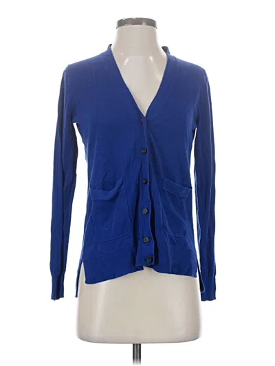 Pre-owned Jcrew Cardigan Sweater In Blue