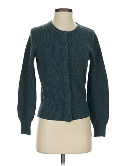 Pre-owned Jcrew Cardigan Sweater In Blue