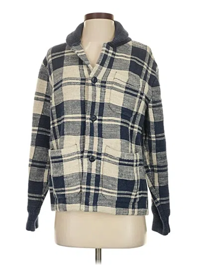 Pre-owned Jcrew Cardigan Sweater In Blue