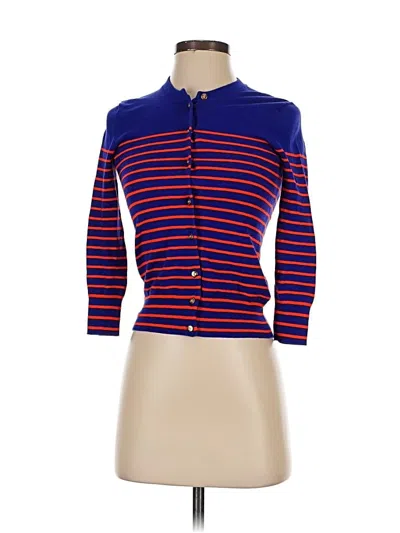 Pre-owned Jcrew Cardigan Sweater In Blue