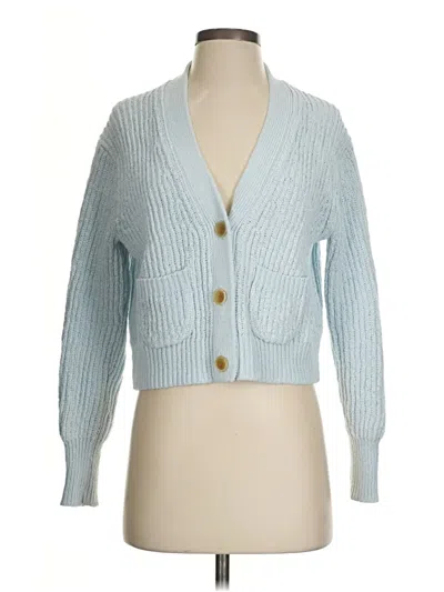 Pre-owned Jcrew Cardigan Sweater In Blue