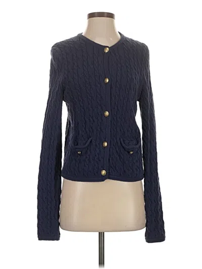 Pre-owned Jcrew Cardigan Sweater In Blue