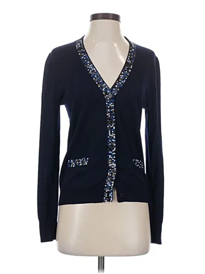Pre-owned Jcrew Cardigan Sweater In Blue