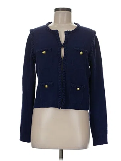 Pre-owned Jcrew Cardigan Sweater In Blue