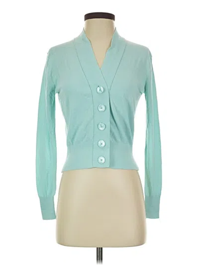 Pre-owned Jcrew Cardigan Sweater In Blue
