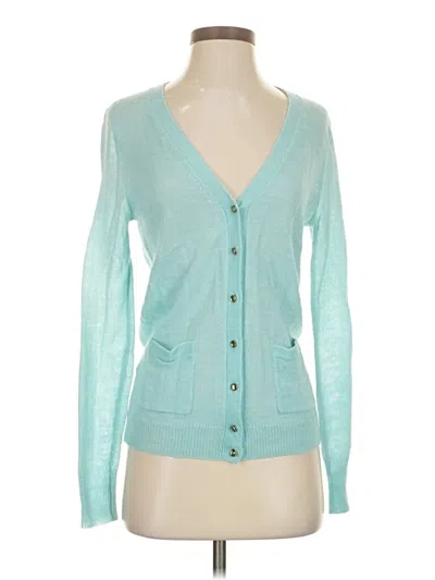 Pre-owned Jcrew Cardigan Sweater In Blue