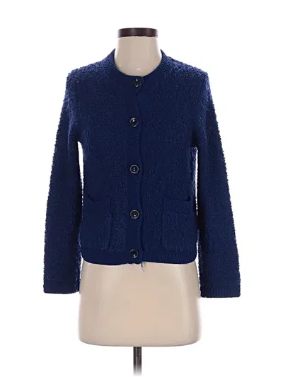 Pre-owned Jcrew Cardigan Sweater In Blue