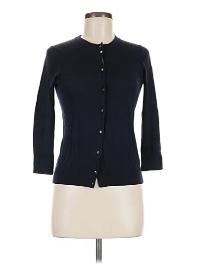 Pre-owned Jcrew Cardigan Sweater In Blue