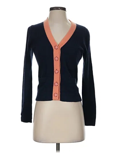 Pre-owned Jcrew Cardigan Sweater In Blue