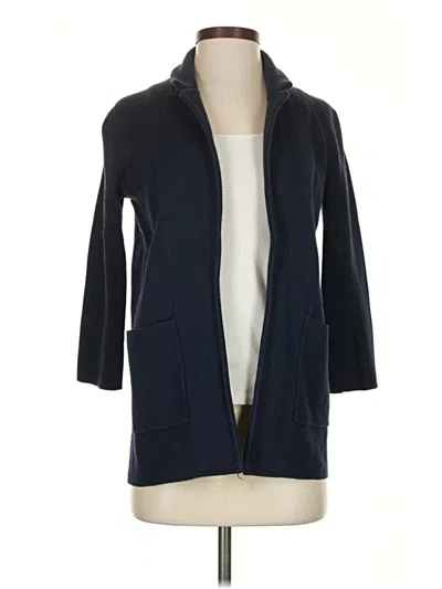 Pre-owned Jcrew Cardigan Sweater In Blue