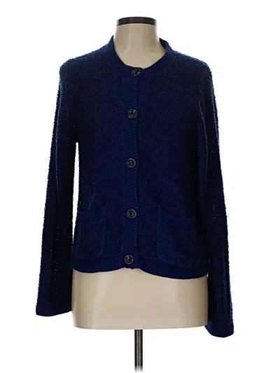 Pre-owned Jcrew Cardigan Sweater In Blue