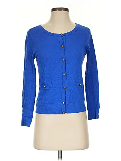 Pre-owned Jcrew Cardigan Sweater In Blue